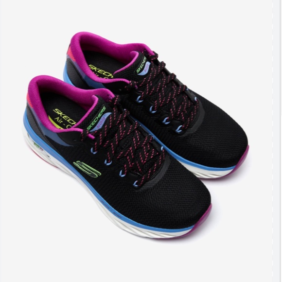 NWT Women's Skechers Arch Fit Glide Step Highlighter Sz. 10 Multicolor Black - Picture 1 of 8